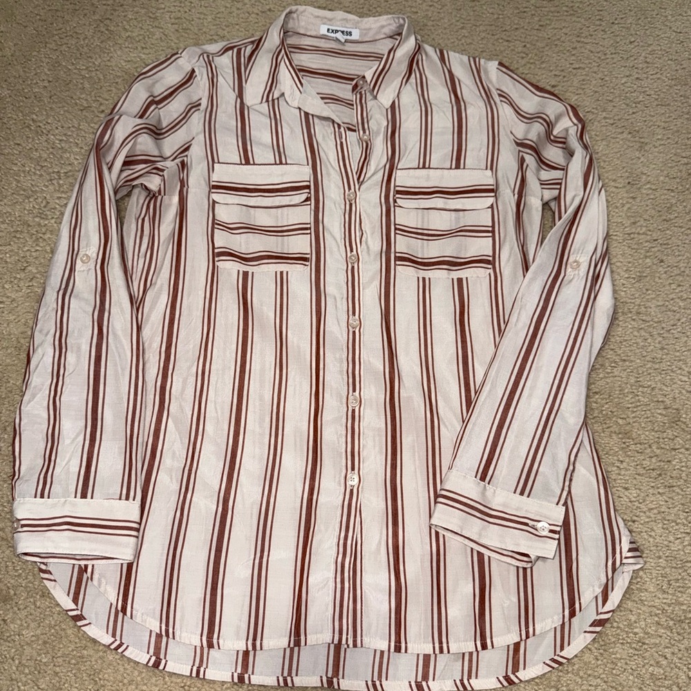 Women’s Express Striped Shirt